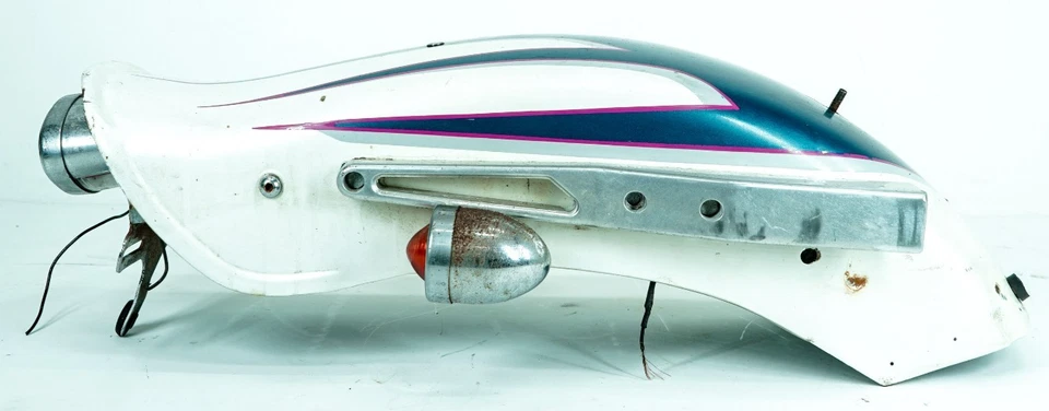 1983 Harley Sportster 1000 XLX OEM Rear Wheel Fender & Taillight Brake Lamp 1347 - Image 1 of 4