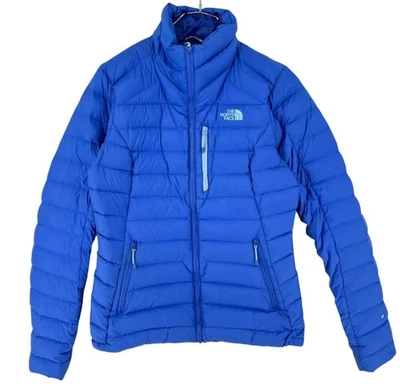 THE NORTH FACE Women Bomber Puffer Down 800 Fill Jacket Coat Size M - Image 1 of 4