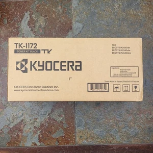 Nuevo cartucho de tóner negro genuino Kyocera TK-1172 - Imagen 1 de 7