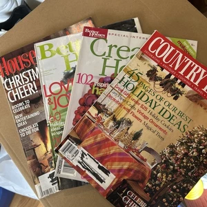 4 Holiday Magazines 2003, House Beautiful, Country Living, Creative Home, Better - Picture 1 of 5