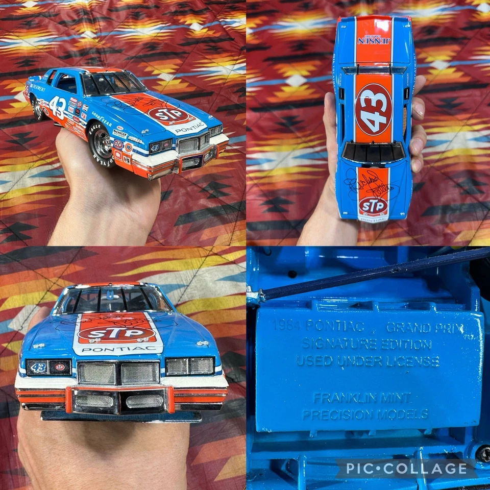 Richard Petty #43 1984 Pontiac Grand Prix Signature Edition Franklin Mint 1:24 - Image 1 of 4