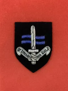 SPECIAL BOAT SERVICE SBS UKSF SPECIAL FORCES BULLION AND WIRE EMBROIDERED BADGE - Picture 1 of 1