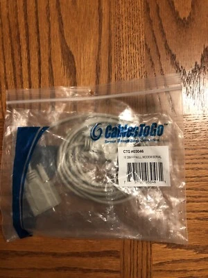 C2G 03045 DB9 F/F Serial RS232 15ft Null Modem Cable - Image 1 of 2