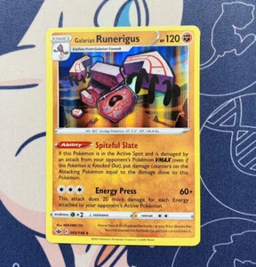 Pokémon TCG Galarian Runerigus Chilling Reign 083/198 Holo Rare NM - Picture 1 of 1