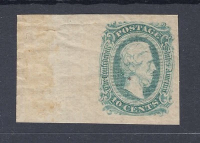Confederate States Sc 11d, MNH. 1863-64 10c green Jefferson Davis VF+ CSA Cert - Image 1 of 3