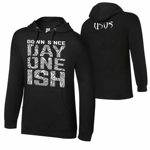 The Usos Down Since Day One Ish Mens Black Hoody Sweatshirt Cover