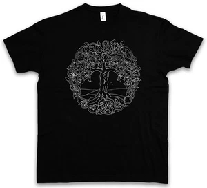 YGGDRASIL VI T-SHIRT Arsen Celtic Irminsul Tree Loki of Life Of Thor Odin Odhin - Picture 1 of 2