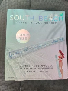 South Beach Jumbo Konfetti Pool Nudel 63' x 5,7 Zoll Durchmesser Neu im Karton - Bild 1 von 1