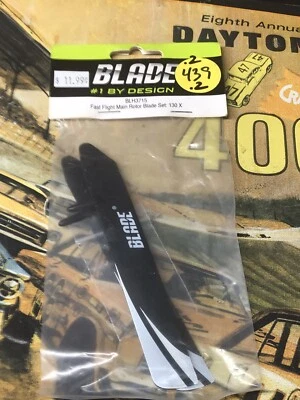 Blade BLH3715 130 X Fast Flight Main Rotor Blade Set: 130 X NewInPack USA Shipp - Image 1 of 4