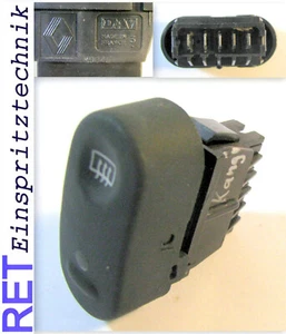Schalterkonsole Heckscheibenheizung Renault Kangoo original - Bild 1 von 4