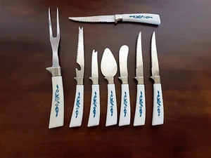 Lifetime Cutlery Sheffield England Blue Cornflower (Set of 8) - Picture 1 of 7