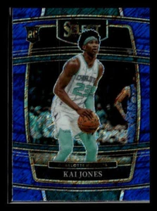 2021-22 Panini Select #98 Kai Jones Blue Shimmer Prizms - Foto 1 di 2