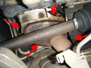 AUDI A3 2.0 TDI GENUINE OEM DPF SENSORS FLEXI PIPE 70k 2011 CFF ENGINE CODE VW - Picture 1 of 11