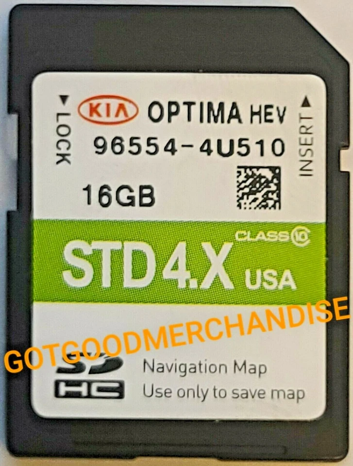 2015 2016 OPTIMAHEV GPS NAVIGATION DATA SD CARD US MAP SD 96554-4U510 GPS HYBRID - Image 1 of 1