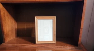 5x7 Vintage Real Wood Picture Frame/Glass. Hanging Or Easel Standing(fr-2) - Picture 1 of 3