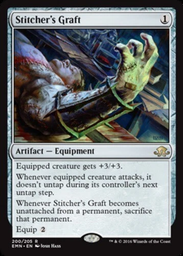 Stitcher's Graft - Foil ~ Near Mint Eldritch Moon MTG Magic UltimateMTG Artifact - Image 1 of 1