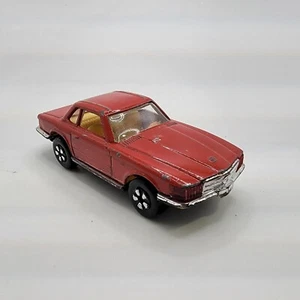 Playart Mercedes Benz 350SL 350 SL Red Toy Car Retro Coupe 1:64 Vtg Hong Kong - Picture 1 of 9