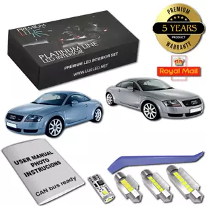 Audi TT MK1 8N3 1996-2006 Premium Completo LED Interior SMD Blanco Sin Errores - Imagen 1 de 8