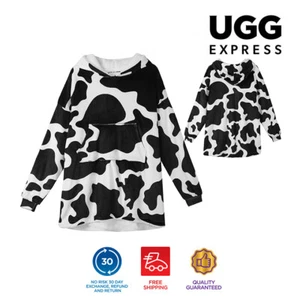 TARRAMARRA® Kids Oversized Hoodie Blanket Huggle Reversible Ultra Plush Hooded - Picture 1 of 9