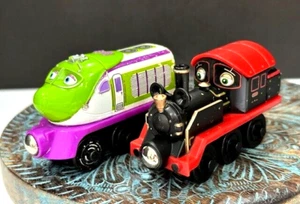 Lot of 2 Chuggington Old Puffer Pete and KOKO Wooden Railway - Picture 1 of 16