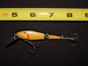 L&S Panfish Sinker 2 1/2" Vintage Jointed Crankbait fishing Lure - Picture 1 of 5