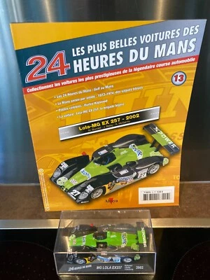 MG LOLA EX257 2002 24 HEURES DU MANS + FASCICULE SCALE 1/43 ALTAYA - Photo 1/4