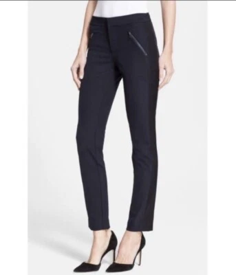 Rebecca Taylor Ava Tech Skinny Ankle Pants Black Size 4 - Image 1 of 4