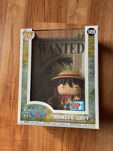 Animation One Piece Monkey D. Luffy  Wanted Poster Exclusive Funko Pop Vinyl - Picture 1 of 6