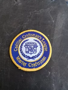 CADILLAC MASTER CRAFTSMAN LEAGUE MASTER CRAFTSMAN PATCH - Picture 1 of 2