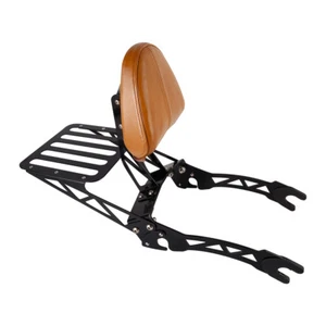 Passenger Sissy Bar Backrest Luggage Rack Fits For Indian Scout Sixty 2016-2024 - Picture 1 of 11