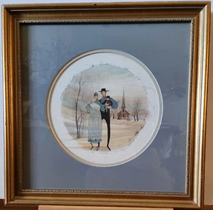 Musgo P. Buckley-MAÑANA DE BAUTIZO-Primera Convención Musgo 1988 Ohio-Enmarcado S/N - Imagen 1 de 12