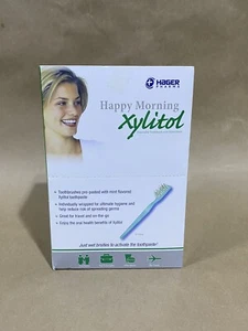 Hager Pharma: Happy Morning Xylit Zahnbürsten, 50 Stück - Bild 1 von 5