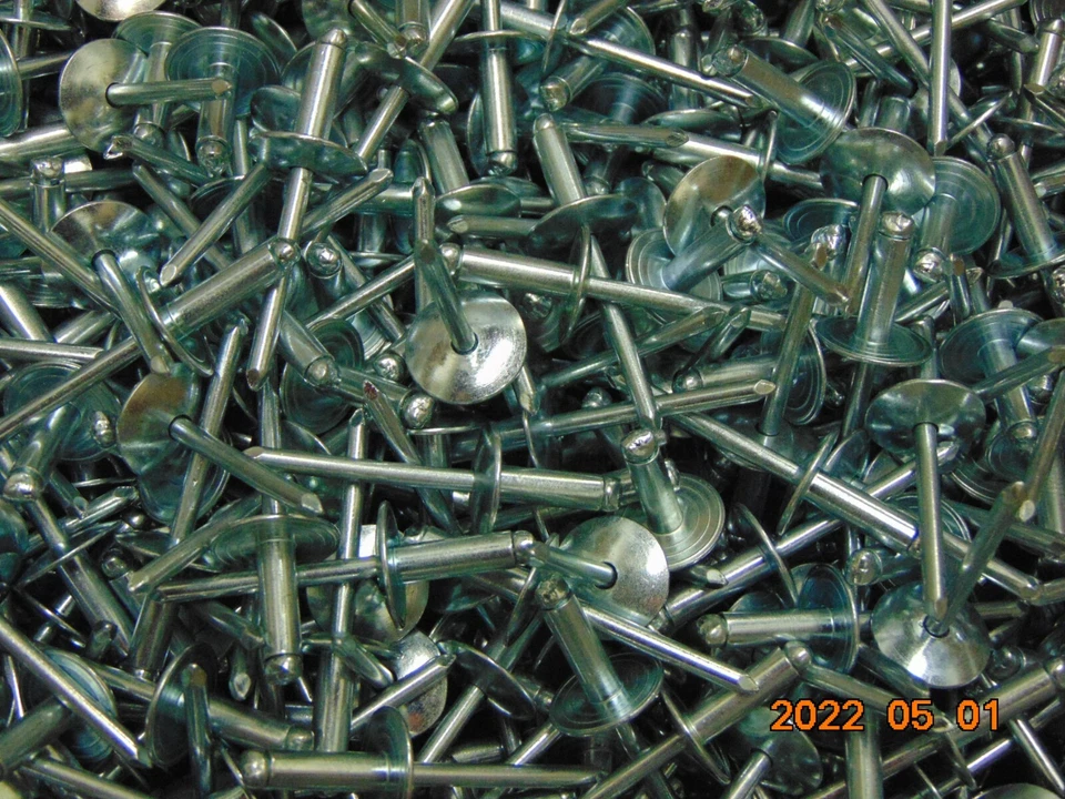 lot of (50) SBS66LF/IR 3/16 X .575 (.251-.375 GRIP) STL/STL OPEN END LF