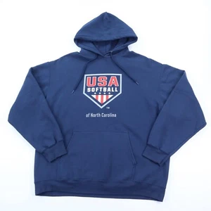 Sudadera con Capucha de Softbol EE. UU. Para Hombre XL Azul Carolina del Norte Suave Manga Larga - Imagen 1 de 7