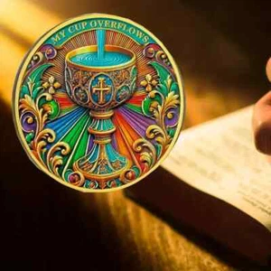 N/ Religious Prayer Pocket Token Christian Coin Inspirational Gift for Men Women - Picture 1 of 5
