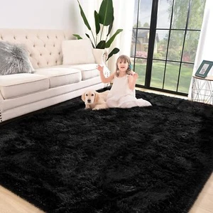 Super Soft Shaggy Rug for Bedroom, 4X5.9 Feet Fluffy Carpet for Living Room, Fuz - Picture 1 of 4