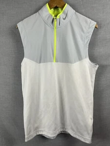 Nike Golf Herren Tour Performance Dri-Fit 1/4 Zip ärmellos Pullover Gr. S silber - Bild 1 von 6