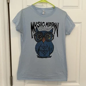 Camisa Music Midtown Atlanta 2012 Pearl Jam Foo Fighters Blue Owl - Mujer L - Imagen 1 de 5