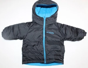 Columbia Reversible Super Speed Freeze jacket Size 6 months infant black blue - Picture 1 of 6