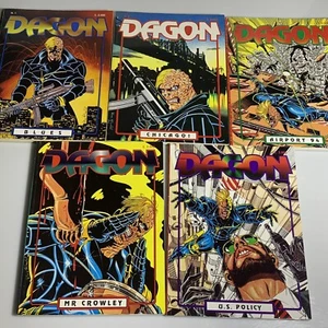 Komplette Serie von 5 Comics DAGON BBD Press 1994 Comic - Bild 1 von 9