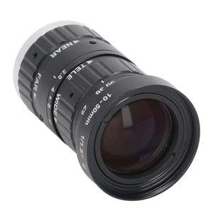 6MP Aparat Zoom Obiektyw C Mount 10Mm do 50Mm Ogniskowa Ręczna przysłona H - Zdjęcie 1 z 23