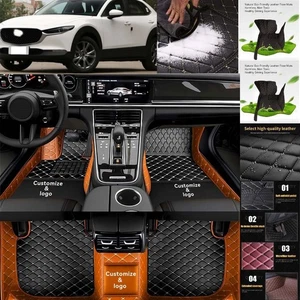 For Mazda CX-30 Car Floor Mats Luxury Waterproof Liners Carpets Cargo Custom - Foto 1 di 28