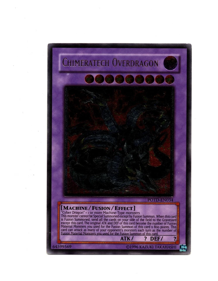 Chimeratech Overdragon (UTR) POTD-EN034 Power of the Duelist-1ª Edición 1ª... Foto 1 de 2