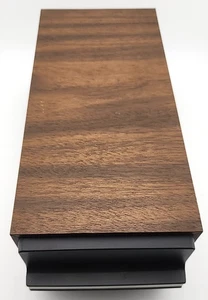 Vintage Cassette Holder– Faux Wood– Holds 12 Tapes– Retro Media Storage Organize - Foto 1 di 9