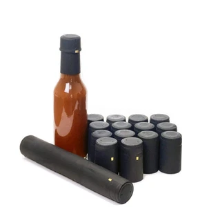 nicebottles Schrumpfkapseln, schwarz, 28x50mm, 30er Pack - kompatibel - Bild 1 von 3