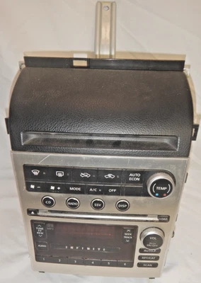 Infiniti G35 2005-2007 calentador de aire acondicionado control de clima reproductor de CD radio 28041AC706 OEM- Foto 1 de 4