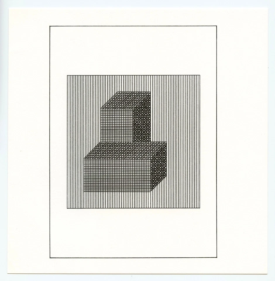 Sol LeWitt шелкография - напечатано в 1984 c - Изображение 1 из 1