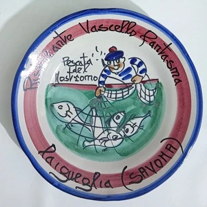 I148316 Teller gute Erinnerung - Restaurant Geisterschiff - Laigueglia SV 1987 - Bild 1 von 4