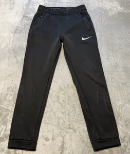 Kids Nike Therma-fit Black Sweatpants- Red Size XL Zip pocket - Picture 1 of 10