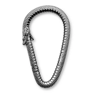 new - HJ Hard Jewelry OUROBOROS CARABINER (silver snake) - Picture 1 of 5